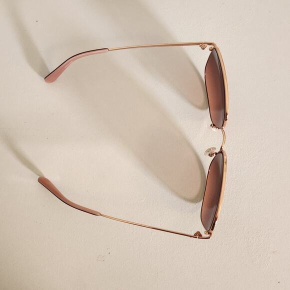 KENNETH COLE New York Sunglasses 28T, Shiny Rose Gold main image 4